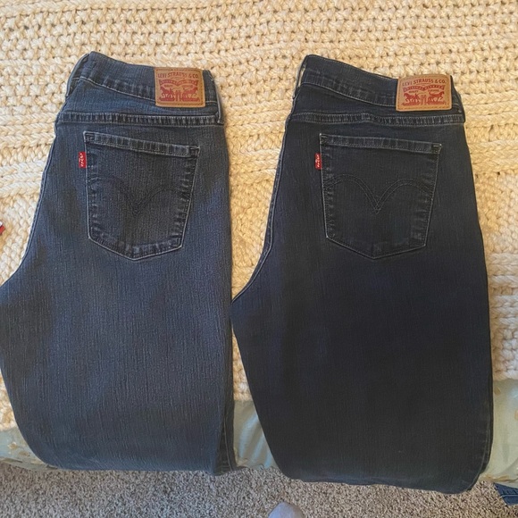 Levi's Dark Wash Jeans Set 10 long - Picture 1 of 5